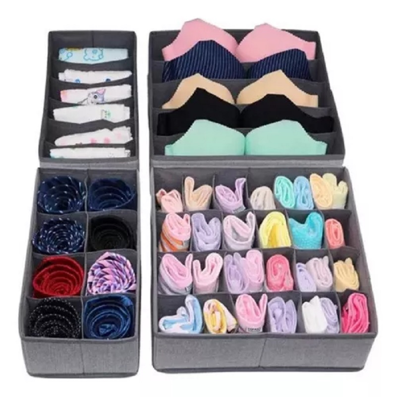 organizador de ropa interior cajón set 4